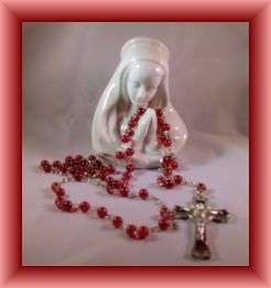 Catholic Rosary with Religious Icon