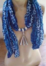 STUNNING BLUE  SCARF
