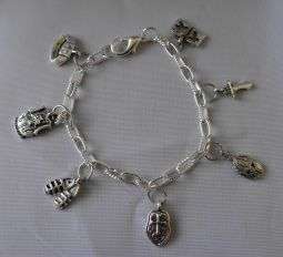 CHILD"S ARMOR OF GOD CHARM BRACELET