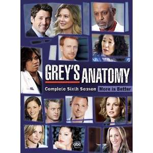 GREYS ANATOMY SEASON 6 *BRAND NEW AND SEALED* R1 START*********