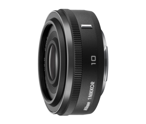 ** R1 - NO RESERVE ** Nikon 1 NIKKOR 10mm f/2.8 Pancake Lens (Black)
