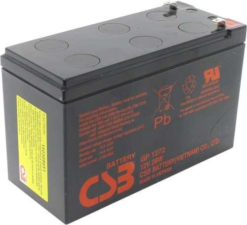 CSB 12V 7.2AH UPS GATE MOTOR or ALARM battery (GP1272)