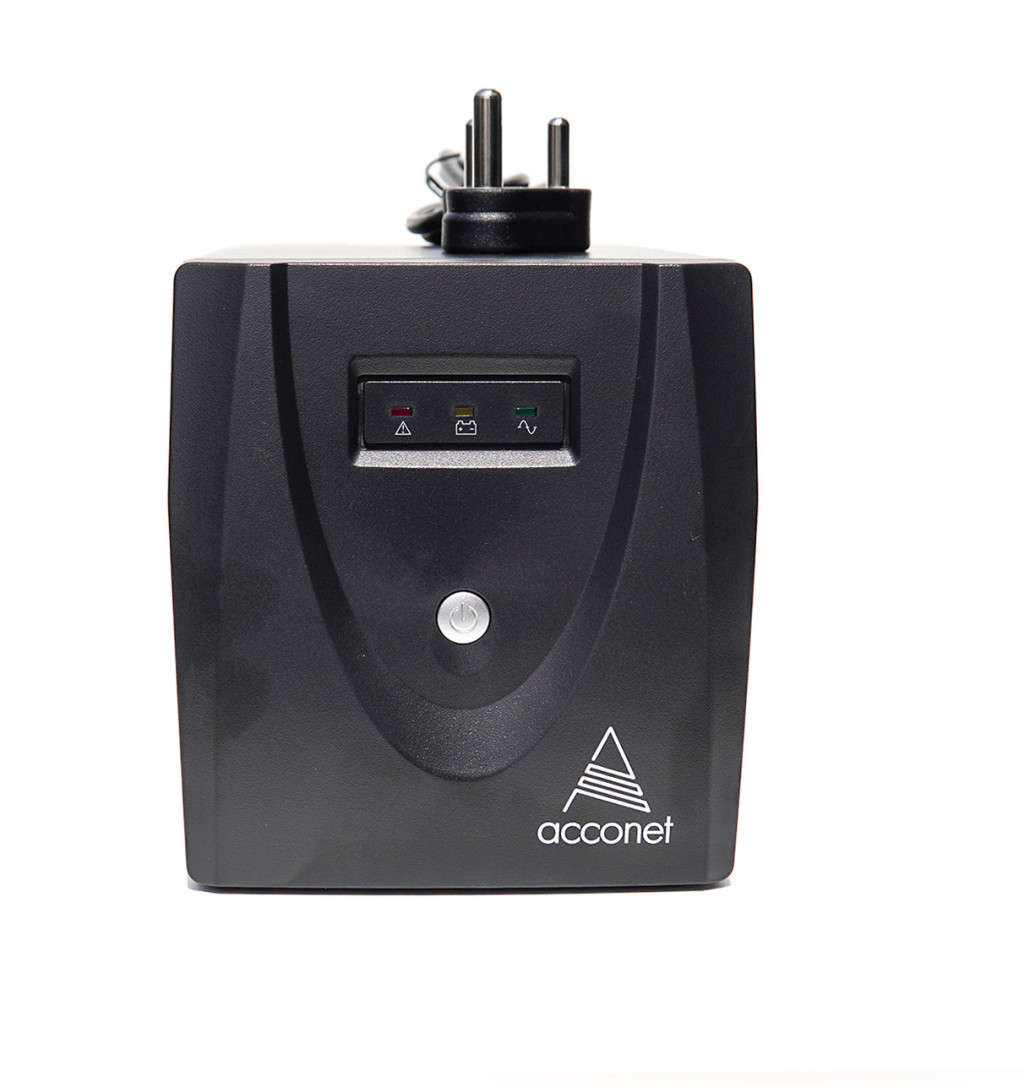 Acconet 2000VA/1200W offline Tower UPS with AVR function and built-in 2x 12V 9Ah batteries