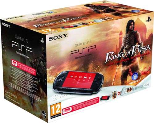 Brand New Sony PSP 3004 Black + Prince of Persia + Pouch