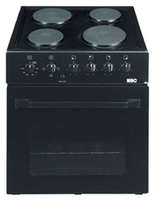 NEW KIC KUCO600B Black Undercounter Oven & Hob Set