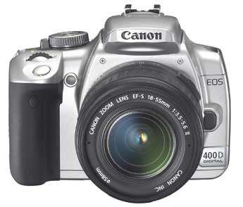 Canon EOS 400D and Canon 18-55mm lens Digital SLR (Silver)