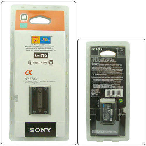 Original Sony np-fw50 camera battery for ALPHA NEX range