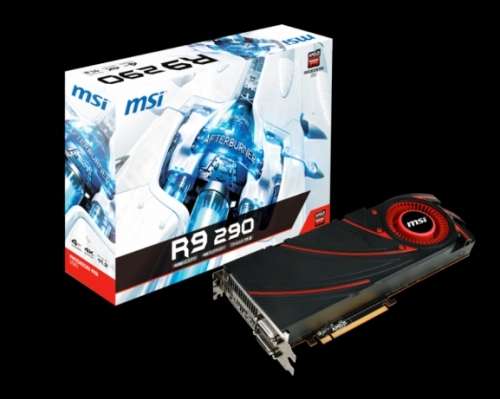 MSI R9 290 4GB GDDR5 with box and accessories