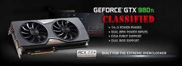 EVGA GeForce GTX 980 CLASSIFIED 4GB GDDR5 GAMING ACX