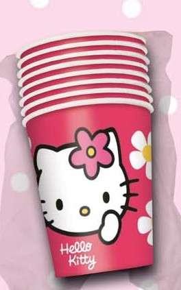 Hello Kitty Cups 8's