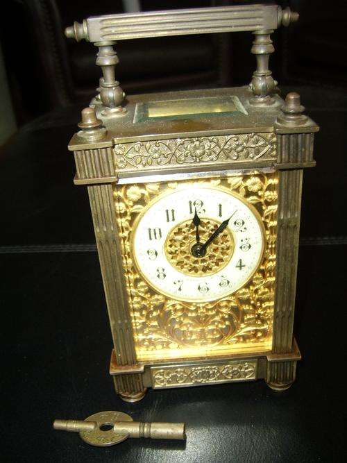 Brass Antique Carriage Clock