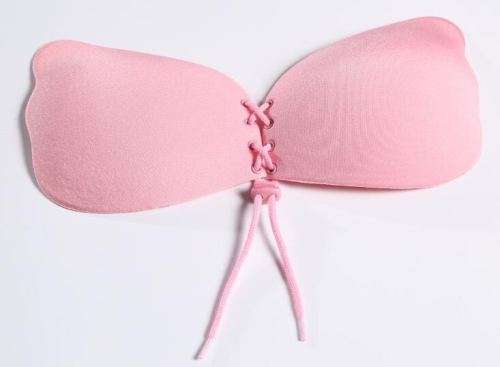 Silicone Invisible Strapless Bra Self Adhesive Stick On Push Up Gel Backless Bra