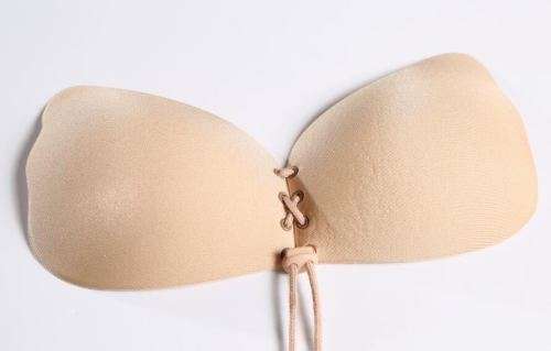 Silicone Invisible Strapless Bra Self Adhesive Stick On Push Up Gel Backless Bra