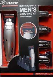 Hair Clipper Rechargeable Men`s Grooming KIT