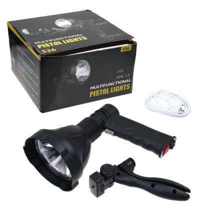 Torch Multifunctional Pistol Lights Rechargeable Torch CREE LED