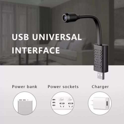 HD Mini USB Camera Real-time Surveillance Wifi DV IP AI Human Detection Loop Recording Remote View