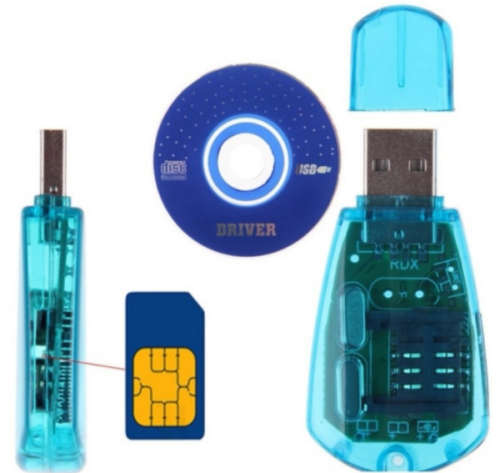 Mobile Phone USB Mini Sim Card Reader