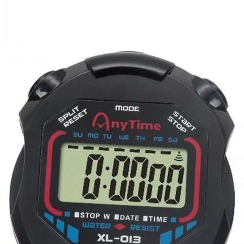 Timer Classic Digital Professional Handheld LCD Chronograph Sports Stopwatch With String