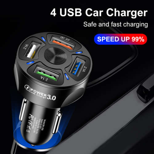 4 Ports CAR USB Fast Charger