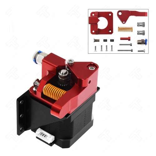 Aluminium Dual Gear Mk8 Extruder kit without motor for Ender 3 CR10 CR-10S Pro