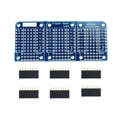 D1 Mini Proto Board Tripple