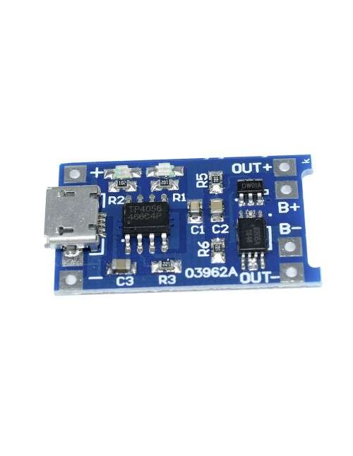 TP4056 USB Lithium Battery Charger with Discharge Protection