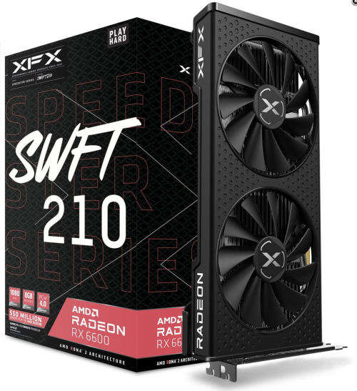 XFX AMD Radeon RX 6600 Speedster SWFT 210 - 8GB
