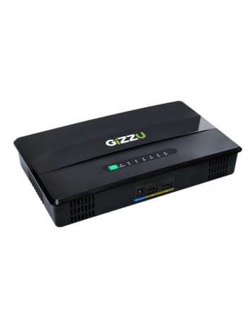Gizzu 60w 65WH 17600mAh Mini POE DC UPS- Black