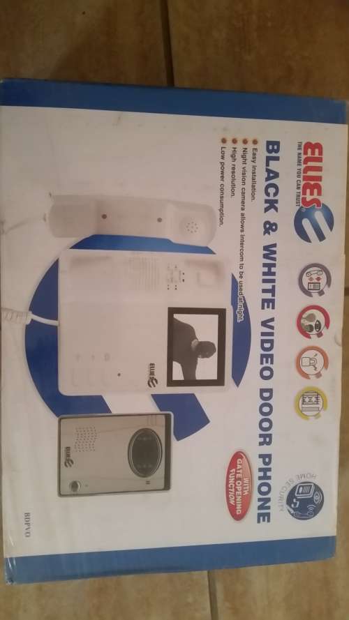 ELLIES VIDEO DOOR PHONE CAMERA + BLACK AND WHITE DISPLAY