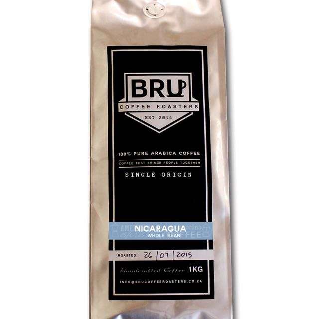 Nicaraqua - Single Origin - Coffee Beans - BRU Coffee Roasters - 1 Kg