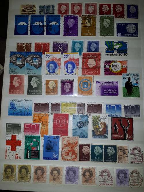 Netherlands stamps mix