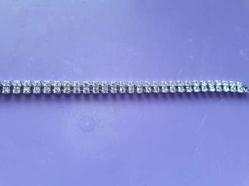 Diamante bracelet silver