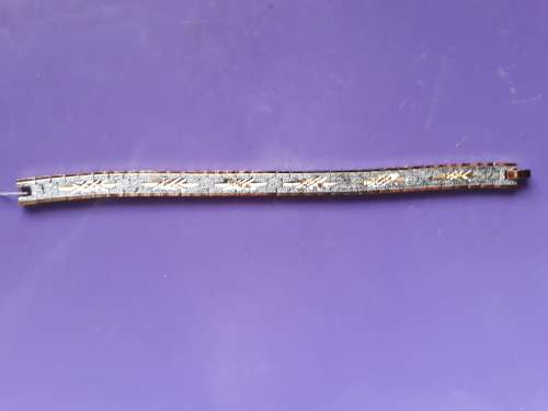 Gold and silver brood bracelet