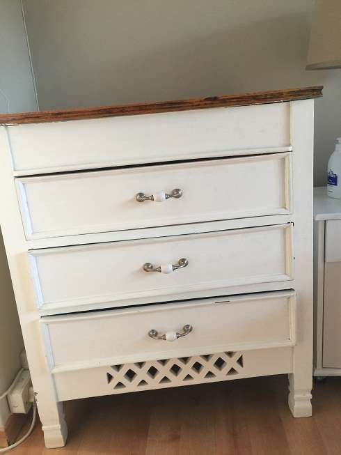 Bali made -  Wooden Side table with drawers