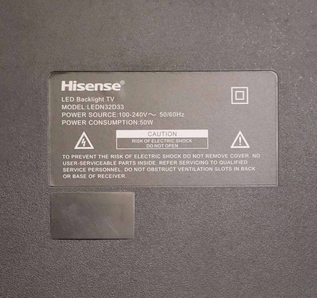 32` Hisense LED TV