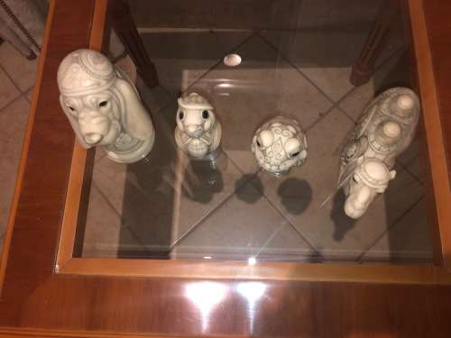 John Biccard Crushed Marble Figurines