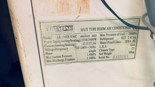 AIRCON SPLIT UNITS - LOT - LIQUIDATION STOCK