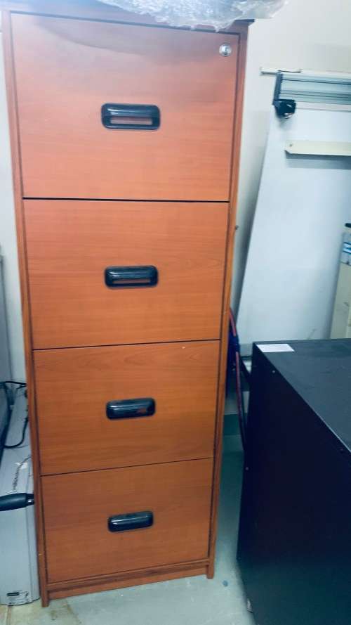 WOODEN FILING CABINET