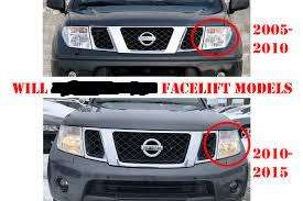 Nissan Navara carbon look Headlight Shields  10-16