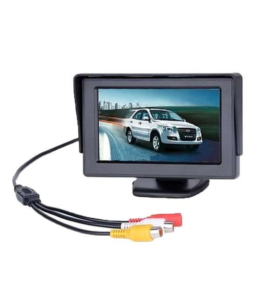 RearView Monitor - Reverse Monitor - 4.3" Bluetooth LCD Rearview Monitor