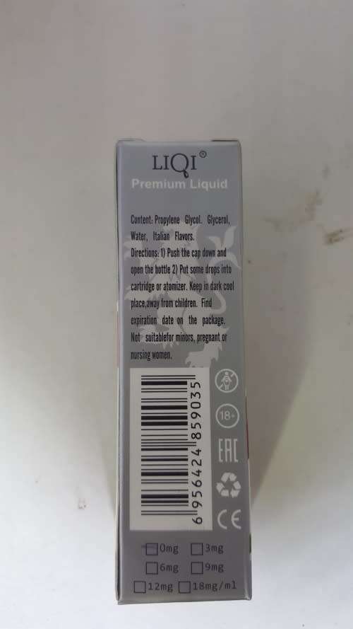 Electronic Cigarette ( E-Cigarette ) Liquid 10ml