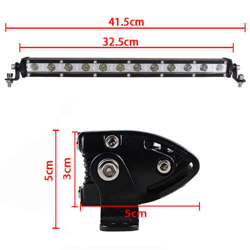 LED Single Row LED BAR CAR LIGHT(SUV VAN) 36W 12