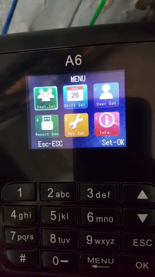 Finger Print Work Scanner - Biometric Fingerprint Scanner Access Control Unit for Home or Office Use