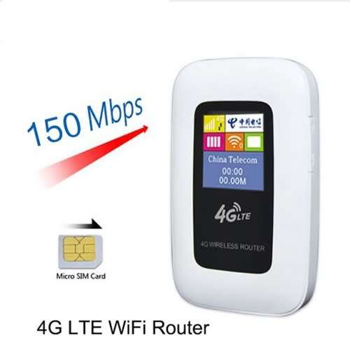 Portable 4G LTE WiFi Router - 4G WiFi Router - 4G LTE WiFi Portable Route