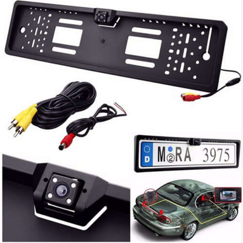 AAA Number Plate Holder With 4LED Rear View Camera