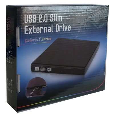 External  USB 2.0 Slim Drive - DVD\RW