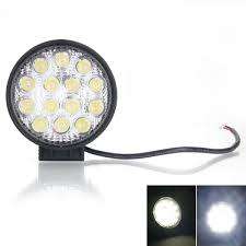 Round 4X4 42w LED SPOT LIGHT AND CARS
