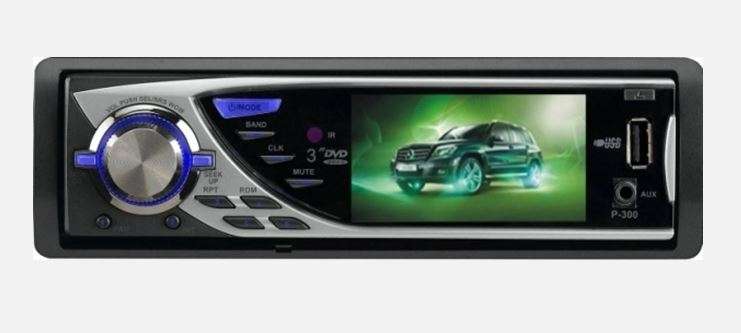 3" High Definition Car DVD/ CD player with FM, AM, Remote control (Single DIN)
