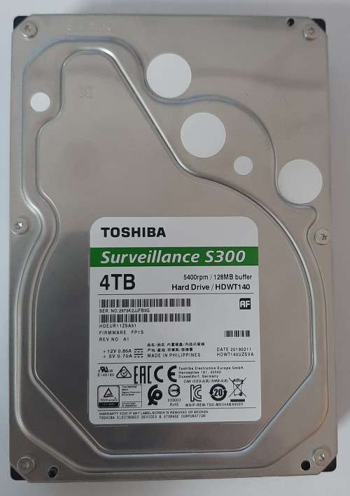 4TB Surveillance S300 Hard Drive