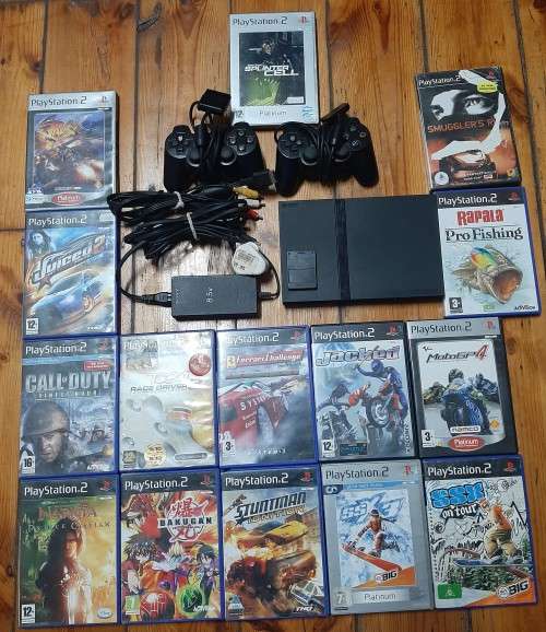 PS 2 with 15 games Working